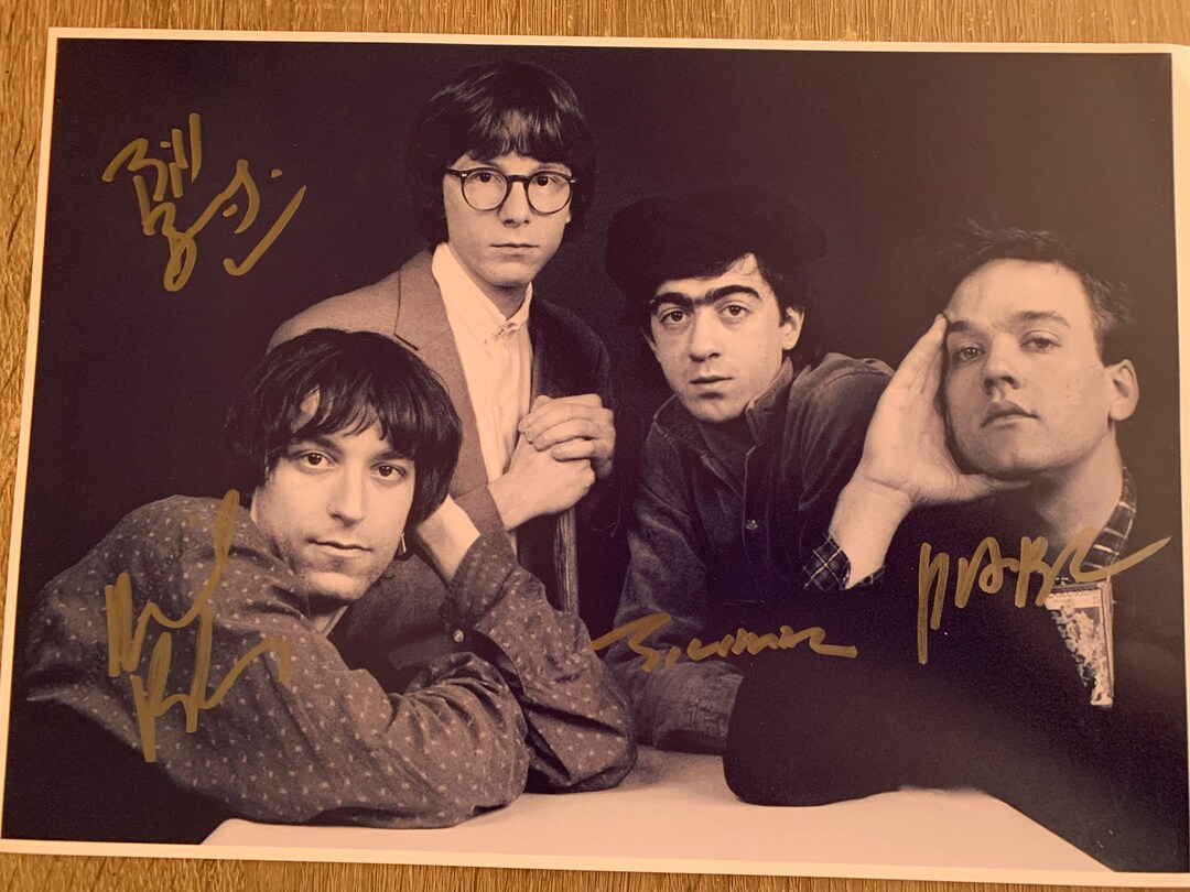 REM Band Signed Autographed 8x10 Photo Stipe, Buck, Mills & Berry RA