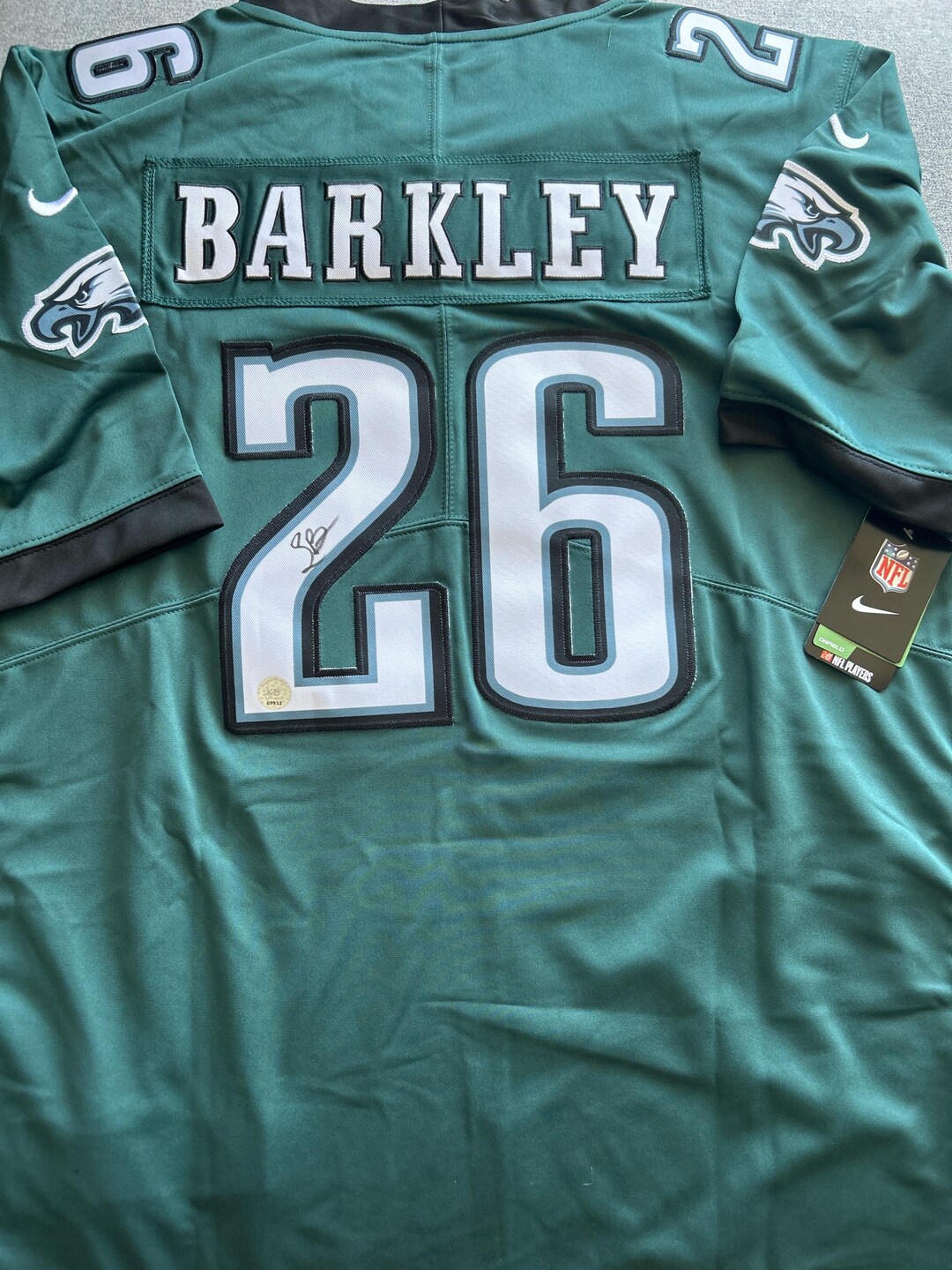 Saquon Barkley Signed Autographed Philadelphia Eagles On-field Football ...