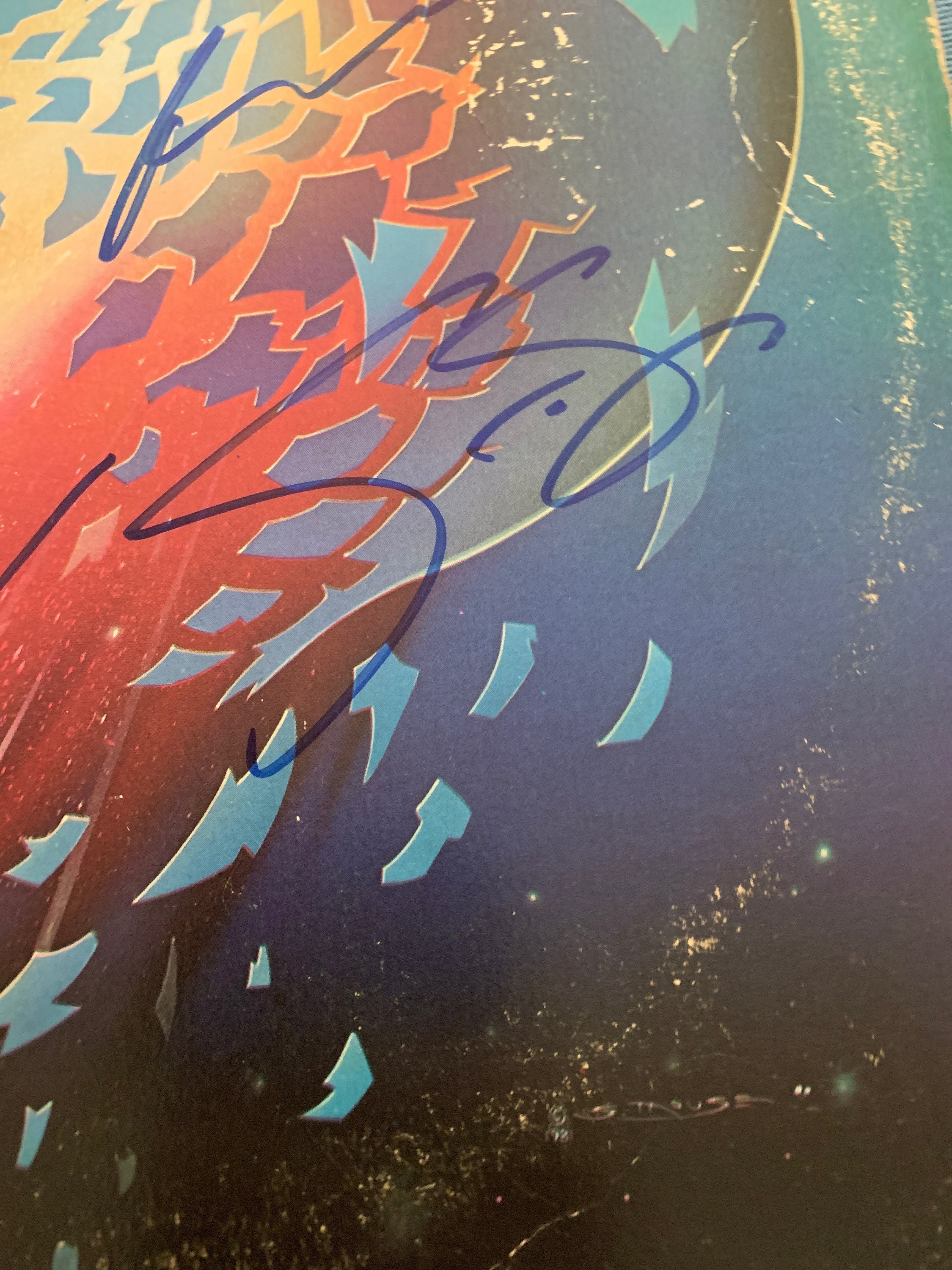 Journey Signed Autographed Escape Vinyl Record Album by All