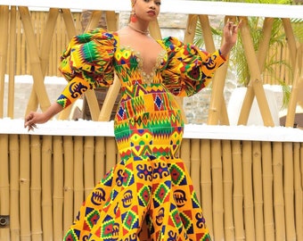 African kente dresses