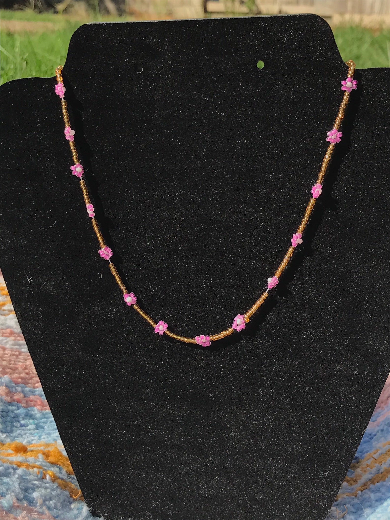 Goldie Locks Daisy Chain Choker Etsy