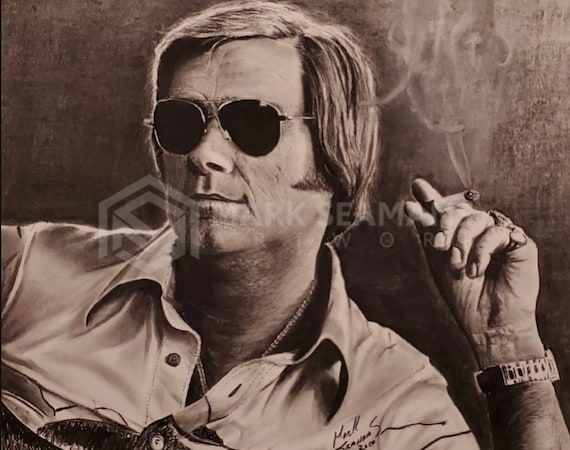 did george jones smoke cigarettes George Jones Charcoal Portrait