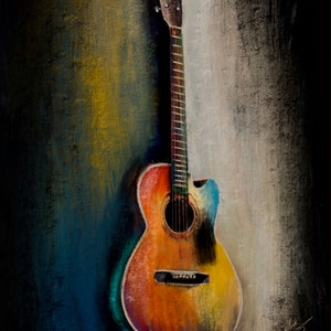 Guitar painting