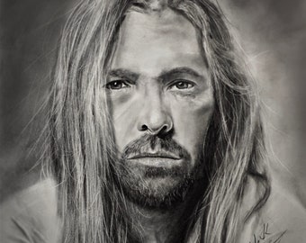 Taylor Hawkins Tribute-Zeichnung