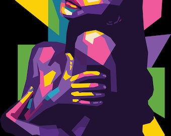 Sade Pop Art Print: WPAP Soul Music Icon (Digital Download