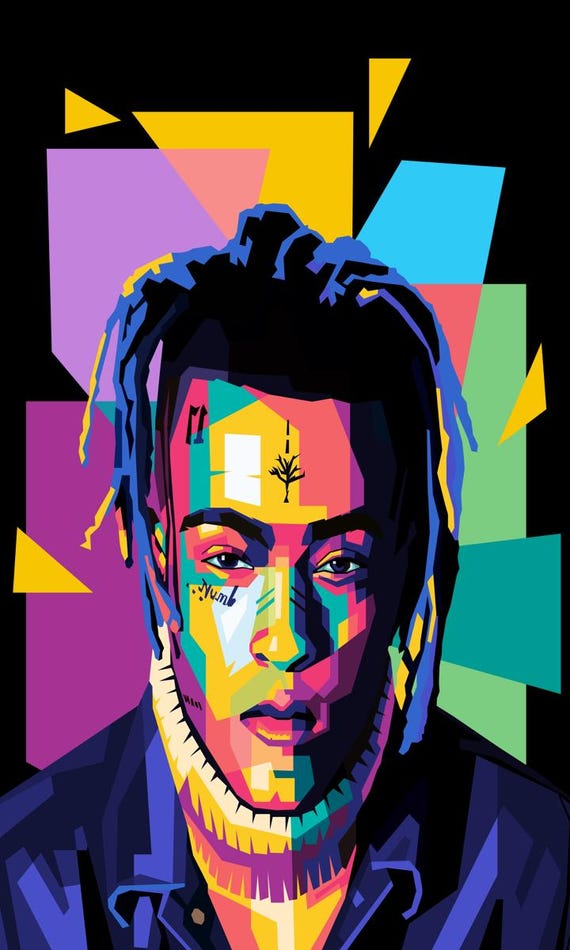 絵 xxxtentacion SKOLOCT アート XXXTENTACION XXXTentacion Art Print