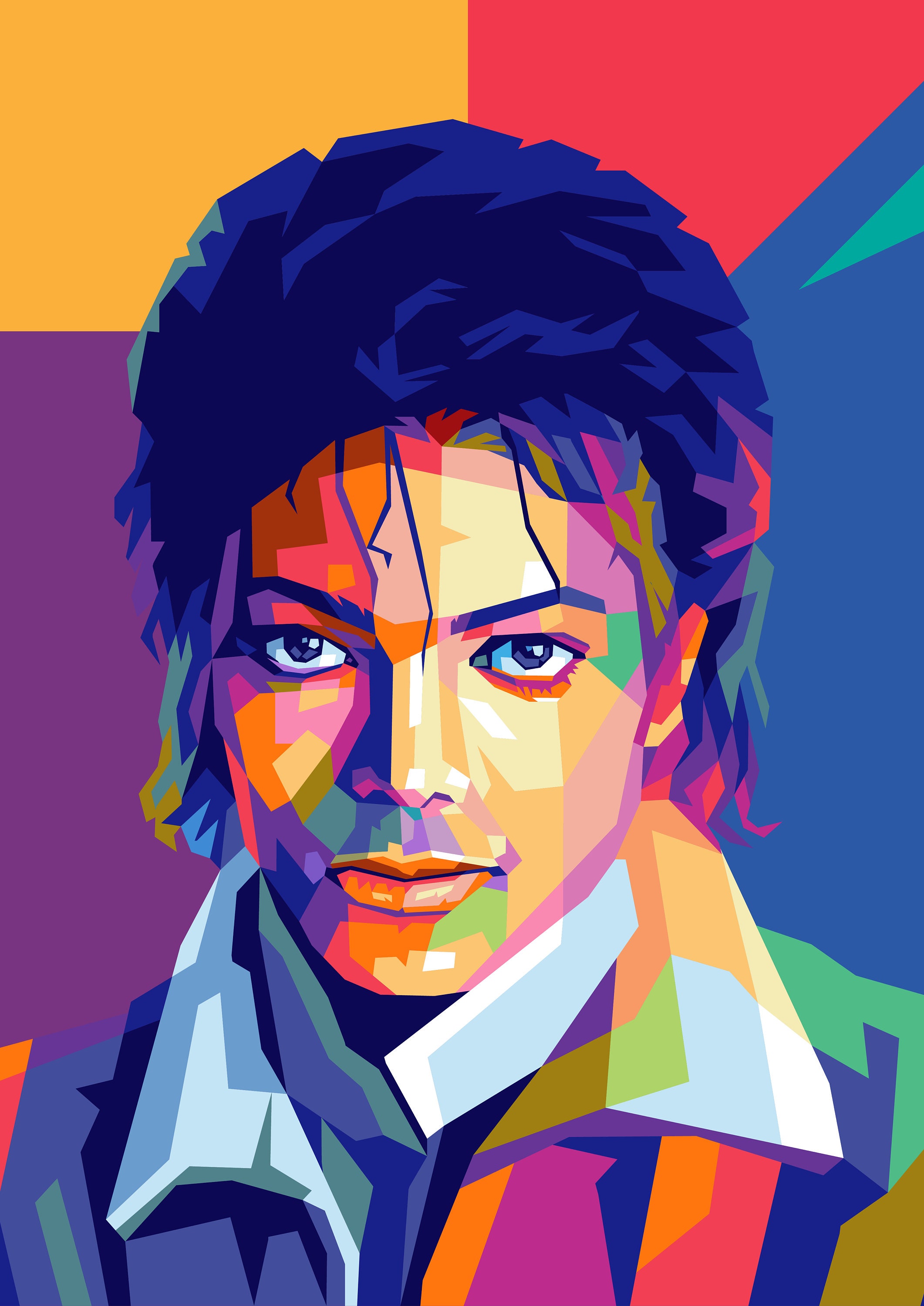 Michael Jackson Pop Art Print: King of Pop WPAP Design