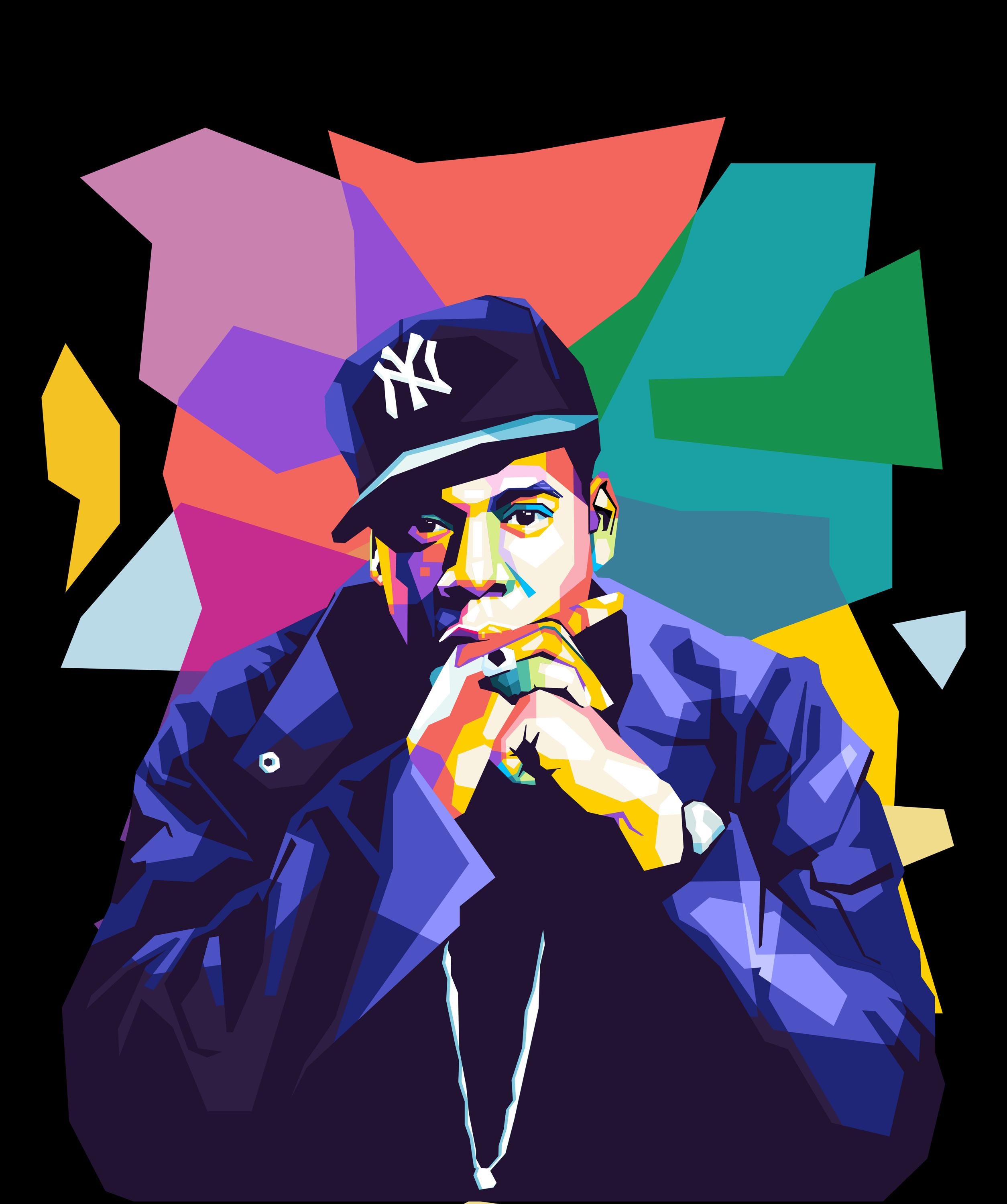 Jay-z Pop Art Print: WPAP Hip Hop Portrait - Etsy