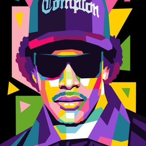 Easy E Png, NWA Hiphop 90, Easy E Tshirt, Easy E Sweatshirt, Easy E Poster, Easy E Fan, digitales Bild. Rap-Legende, N.W.A, Compton, Westküste