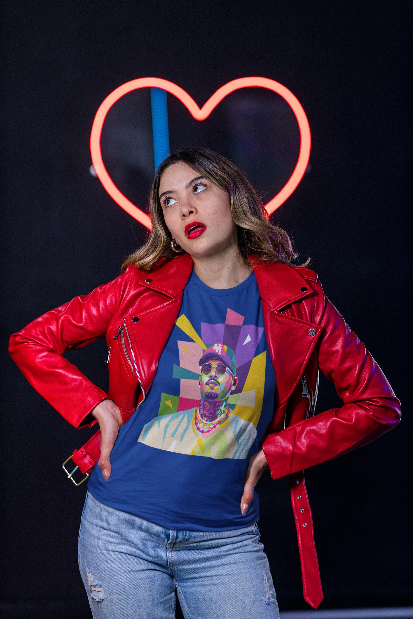 Chris Brown WPAP Portrait, R&B Pop Art Print - Etsy