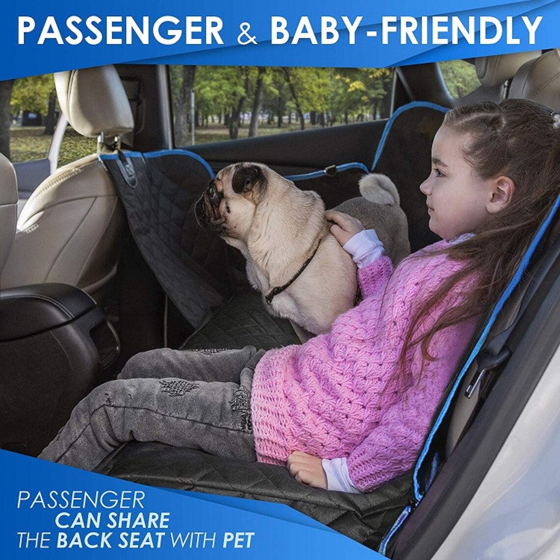 Dog Hammock for Car Back seat with Mesh Visual Window Side Etsy