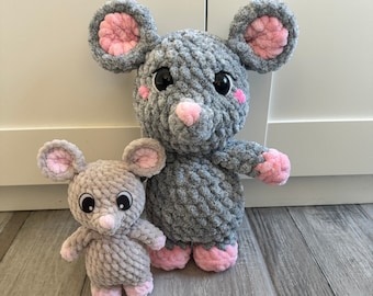 Mini NO SEW Mouse Crochet Pattern (PDF)