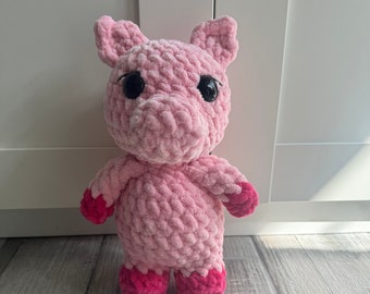 Mini NO SEW Pig Crochet Pattern (PDF)