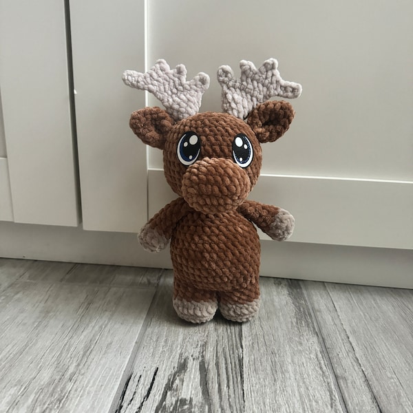 Moose Crochet Pattern (PDF) Moose amigurumi pattern