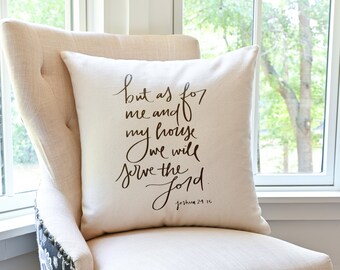 scripture throw pillows