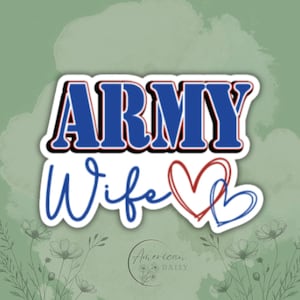 Sticker femme militaire, Épouse de militaire, Stickers armée, Stickers militaires, Soutien militaire, Stickers de déploiement, Soutenir les troupes, Sticker armée