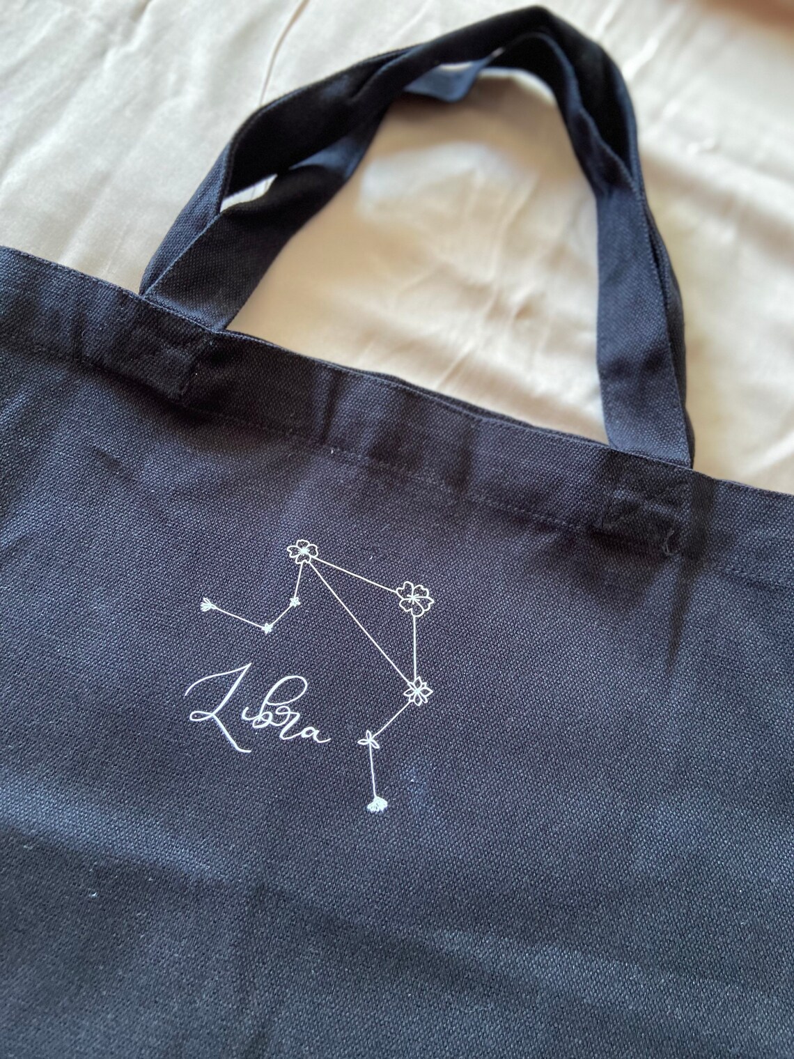 Zodiac Constellation Tote Bag Zodiac Sign Tote Bag Etsy