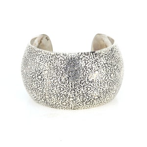 Filigree Cuff Bangle, Ornate Swirls, 925 Sterling Silver Open Bangle, 90s Vintage Bracelets, Indian Style Boho Jewellery, Gifts for Her