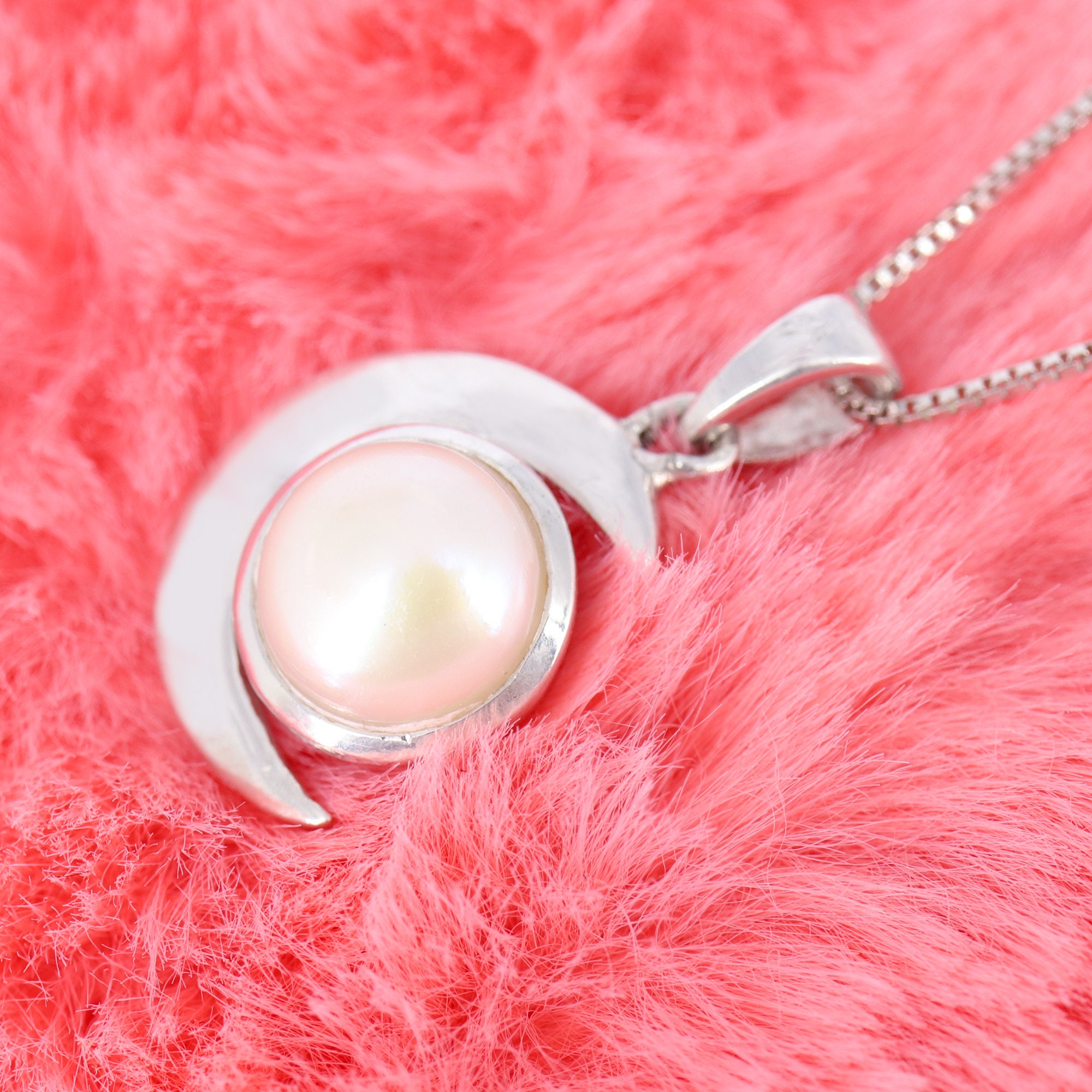 ネックレス・ペンダント STONEHENgE silver pearl cubic necklace StoneHenge Silver Pearl Necklace SC1670 Silver925 Rose Gold