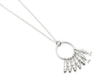 Handgemachte 5 Brote 2 Fisch Halskette 18K Vergoldete 925 Sterling Silber Kristall augen Christlichen Schmuck Geschenke Jubiläum Gebet Jesus