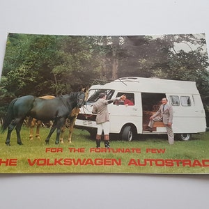 vintage Volkswagen autostrada brochure. motoring memorabilia