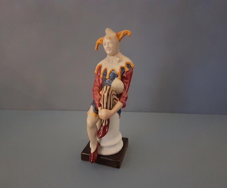 Vintage Large Leonardo Collection Winking Jester Figurine - Etsy