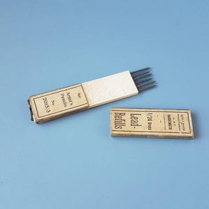 antique Koh-I-Noor pencil leads box, unused, early 20th century, lead refills for artists pencils