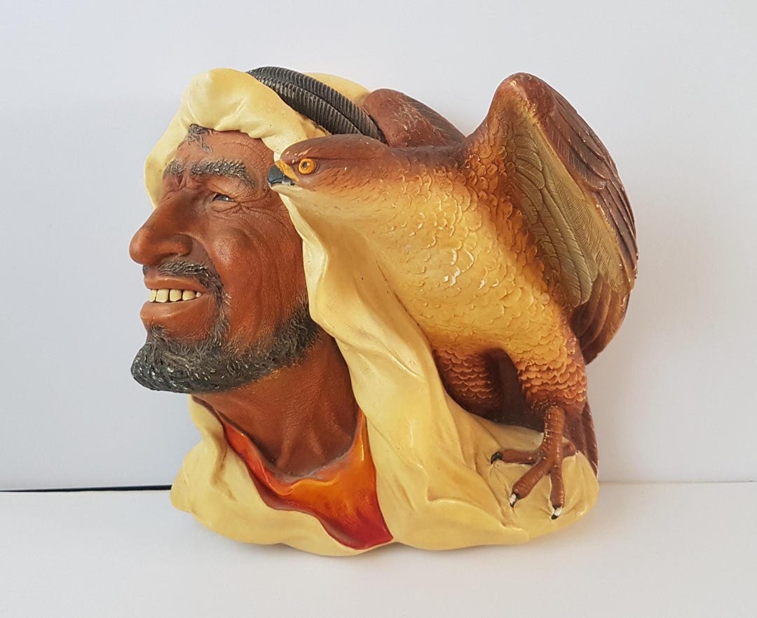Vintage Bossons Chalkware Desert Hawk Wall Hanging, 1960s - Etsy