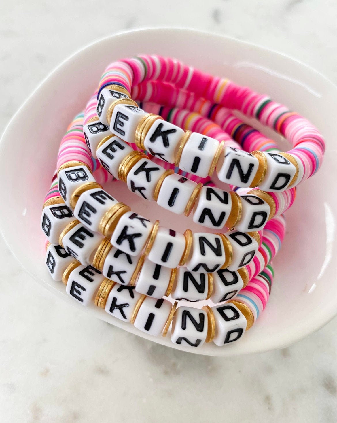 BE KIND Bracelets Bracelet Rainbow Bracelet Women's Etsy