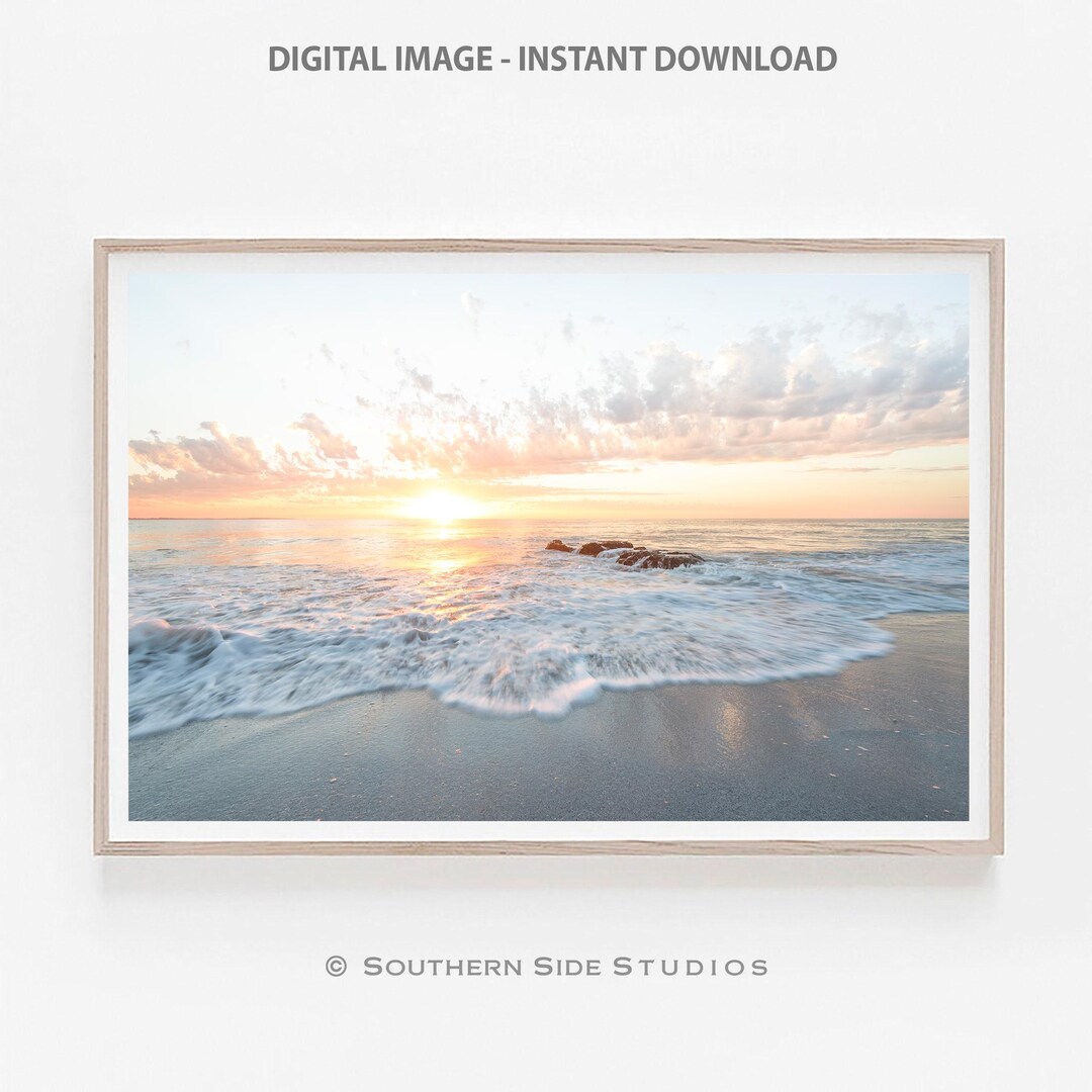 Serene Ocean Wave Coastal Wall Art IX main image 1