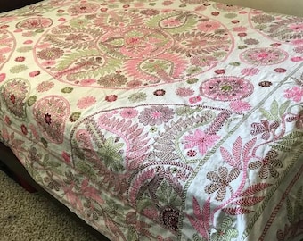 Nakshi, an unique creation of all over Tribal Embroidery with 100% Hand Stitching.