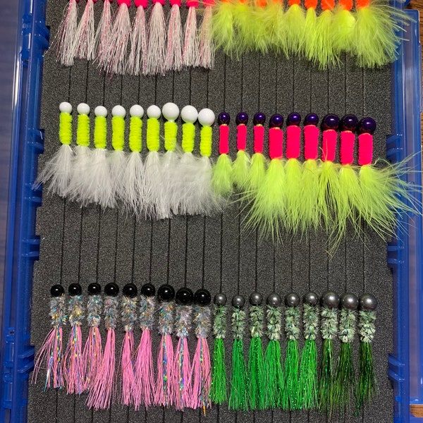 Crappie Hair Jigs Etsy