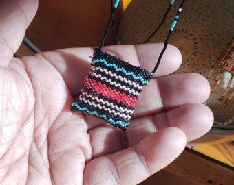 Beaded medicine bag