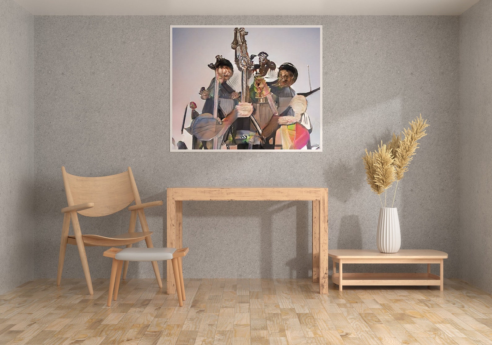 Extra Large Musical Wall Art Decor Print the Band Surreal Etsy