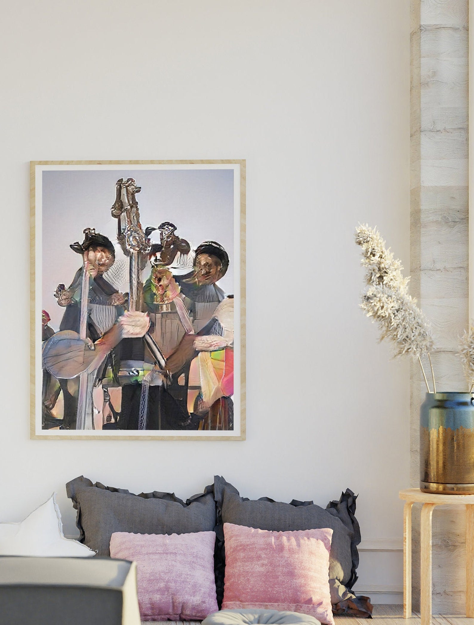 Extra Large Musical Wall Art Decor Print the Band Surreal Etsy