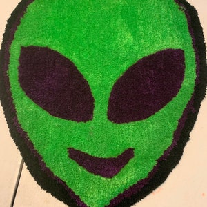 Tufted Rug Handmade Alien Rug