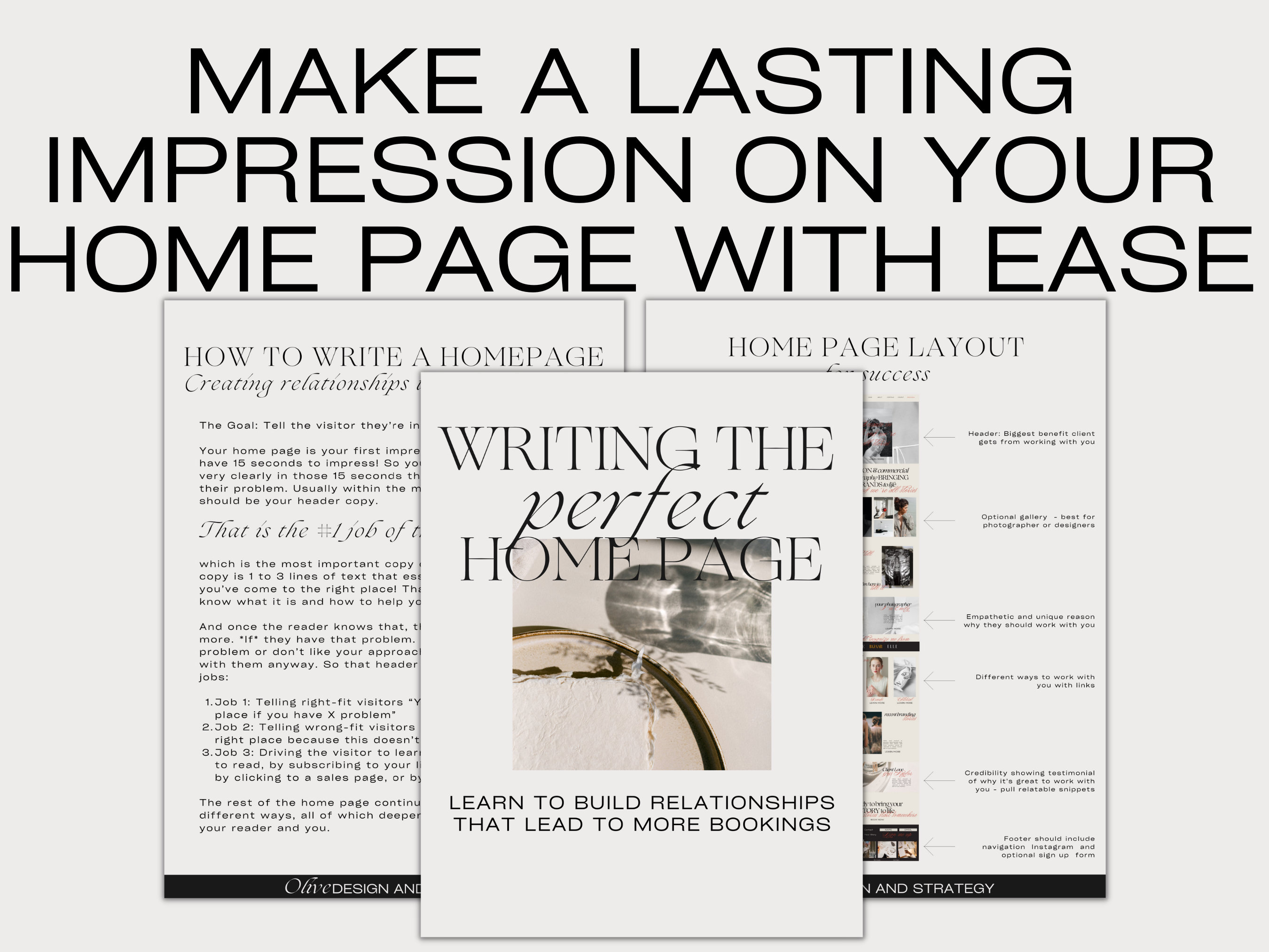 Home Page Copy | Website Copy Template | Website Content | Website ...