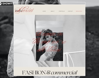 Photography Website Design for the price of a website template | Semi-custom Showit web template or full custom website design