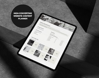 Website Content Planner Notion Template Small Business Planner Copywriting Guide Website Workbook Website Launch Checklist