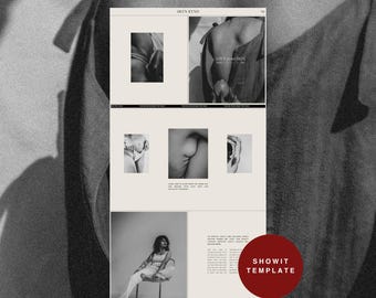 Showit Website Template for Coaches & Wellness Brands | Editorial Dark Feminine Website | Showit Template | Instant Download