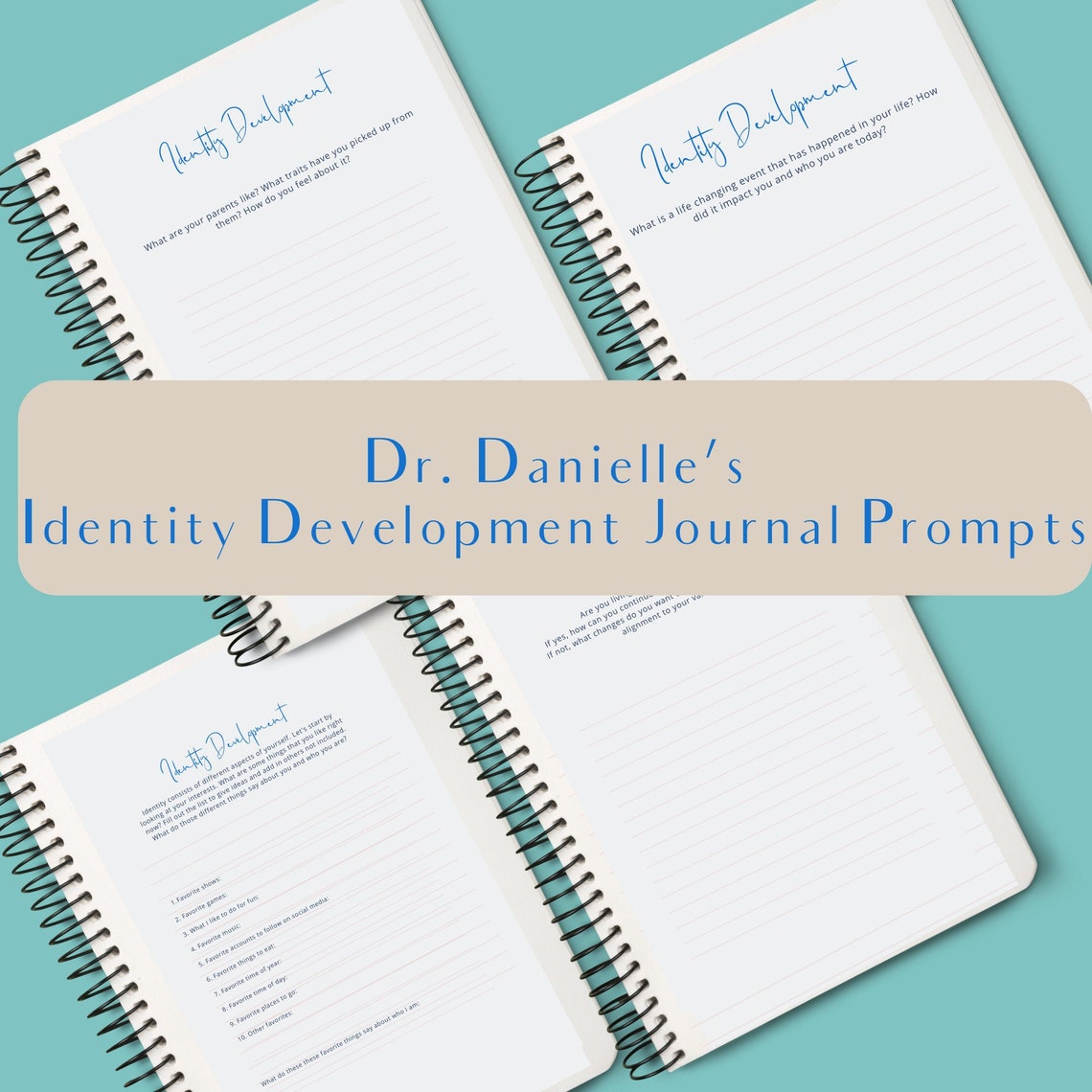 Teen Identity Development Journal Etsy