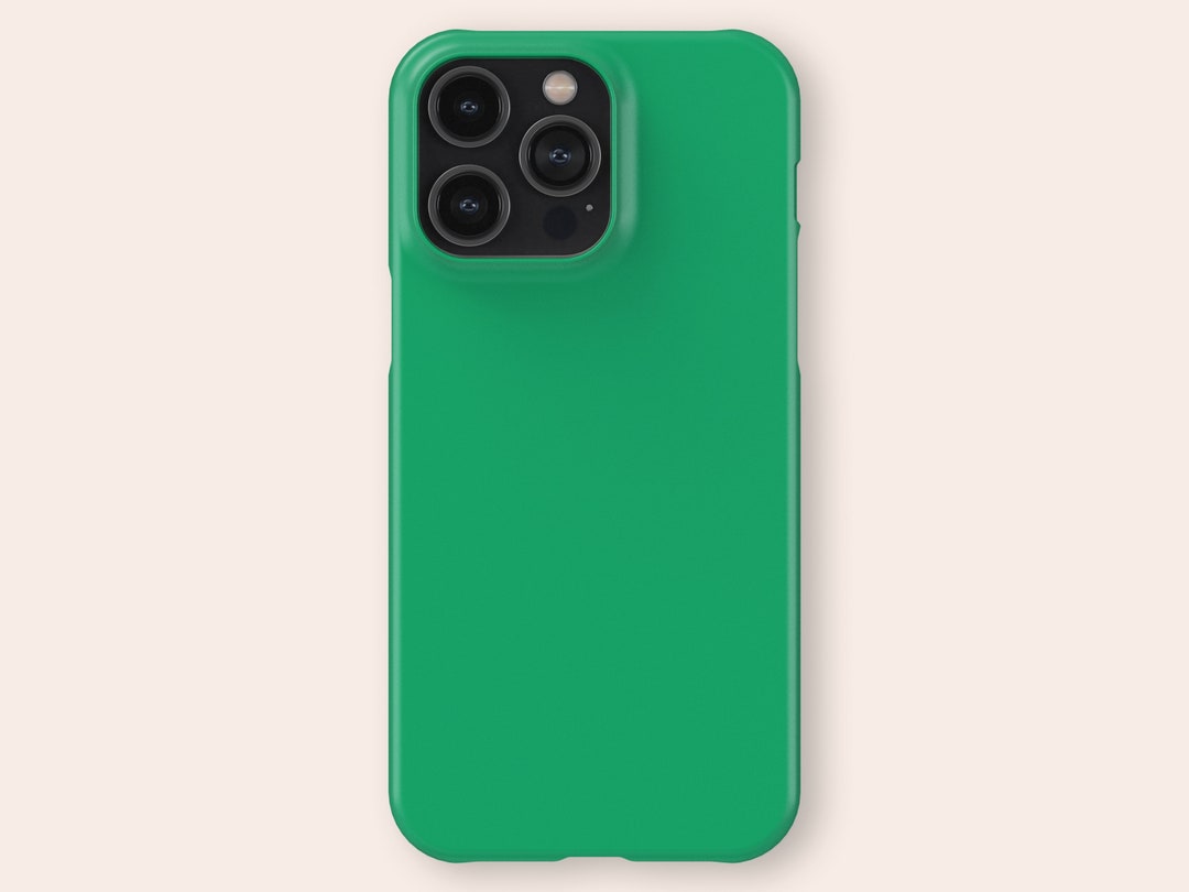 BLOCK COLOUR Emerald Green iPhone 14 Case, iPhone 13 Case, iPhone 12 Case, 11 Pro Max Case
