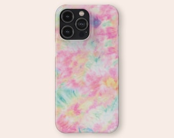 RAINBOW TIE DYE iPhone 14 Case, iPhone 13 Case, iPhone 12 Case, iPhone 11 Pro Max Case, for iPhone X 8 Xs Max Mini Tough Case and Slim