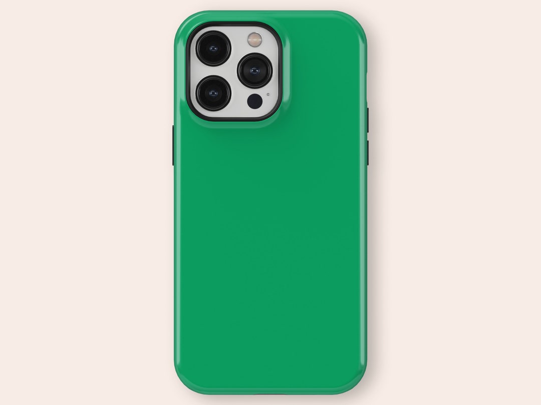 BLOCK COLOUR Emerald Green iPhone 14 Case, iPhone 13 Case, iPhone 12