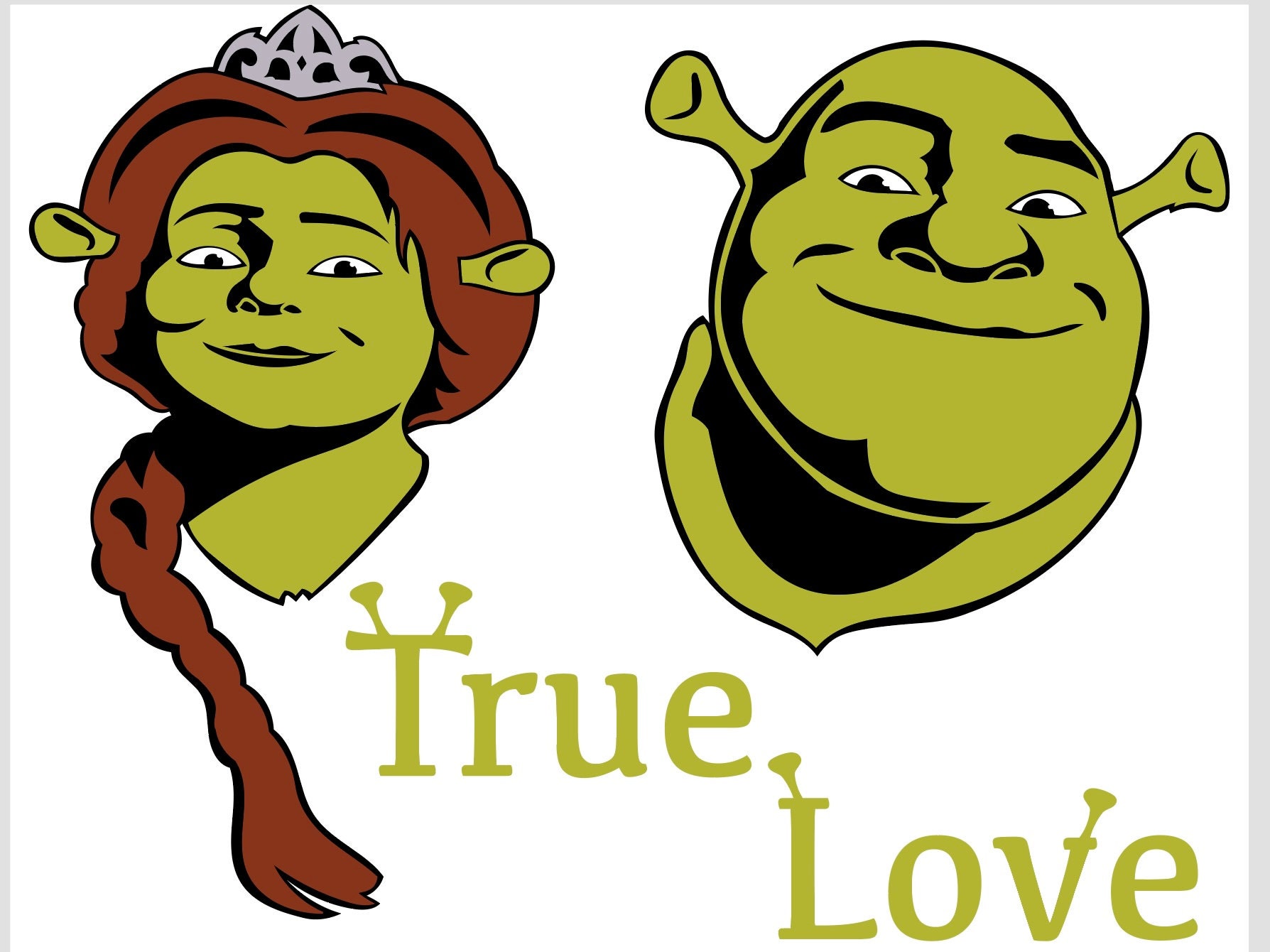 Shrek Face SVG Free
