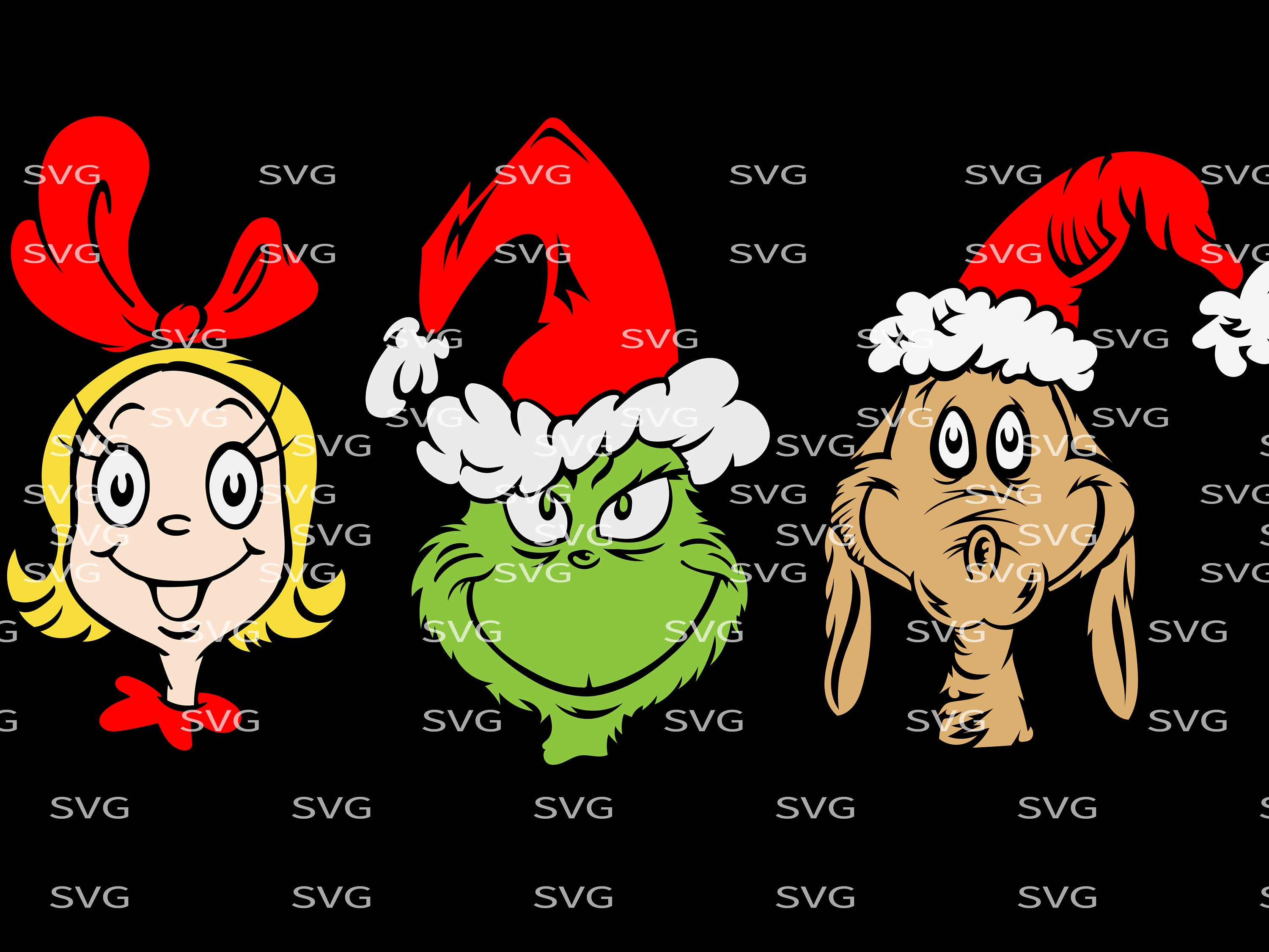 Cindy Lou Max and Grinch Bundle Svg Dxf Png | Etsy