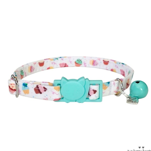 Cat Cupcake Collar Kitten Cupcake Collar Dog Cupcake Collar for Birthday Collar for Pet Birthday Party Present for Cat Birthday Collar with