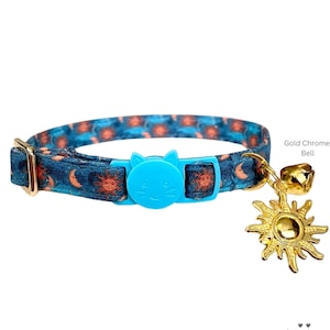 Sun and moon cat collar store