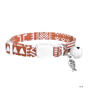 Tribal Cat Collar Aztec Small Dog Collar Aztec Kitten Collar Thanksgiving Cat Collar Chihuahua Dog Collar Cute Small Dog Collar African Cat