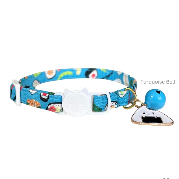 Sushi Cat Collar Sushi Kitten Collar Sushi Puppy Collar Seaweed Cat Collar Seafood Cat Collar Tuna Kitten Collar Tuna Cat Collar Dog Sushi